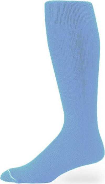 Pro Feet 110-112 Polyester Multi-Sport Tube Socks - Carolina Blue - HIT a Double
