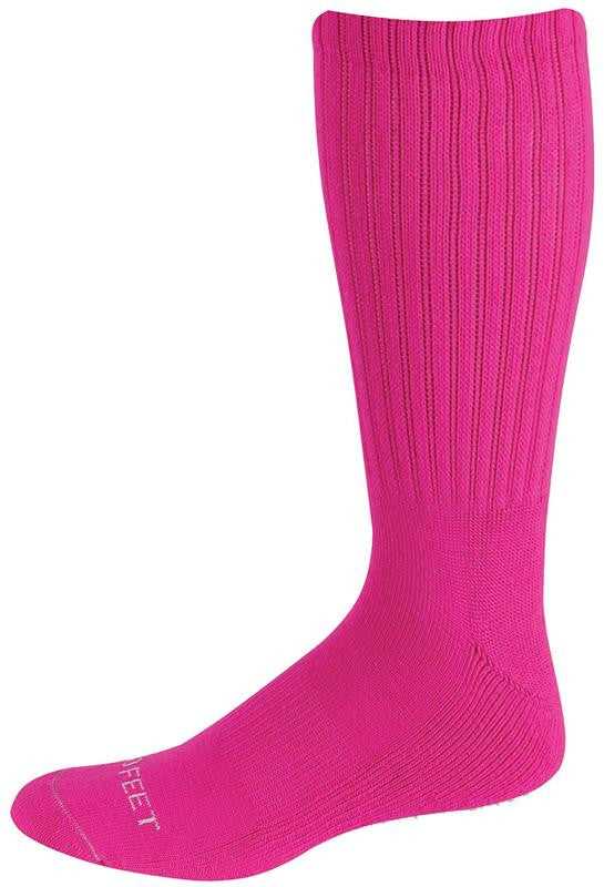 Pro Feet 215 Multi-Sport Crew Socks - Hot Pink - HIT a Double