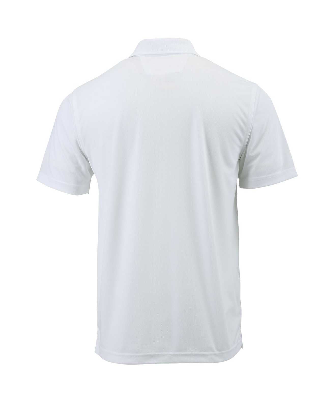 Paragon 100 Adult Solid Mesh Polo - White - HIT a Double