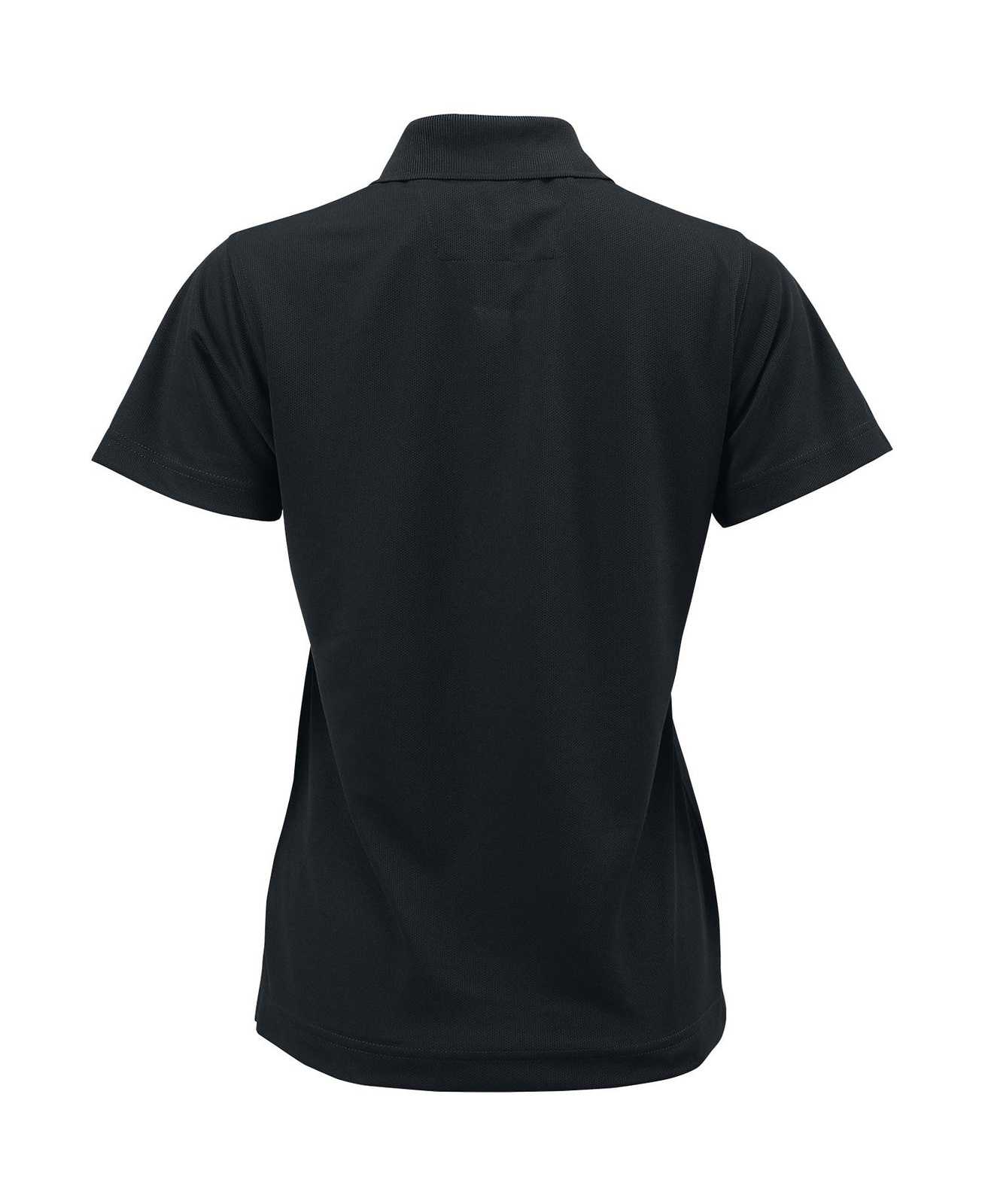 Paragon 104 Ladies Solid Mesh Polo - Black - HIT a Double