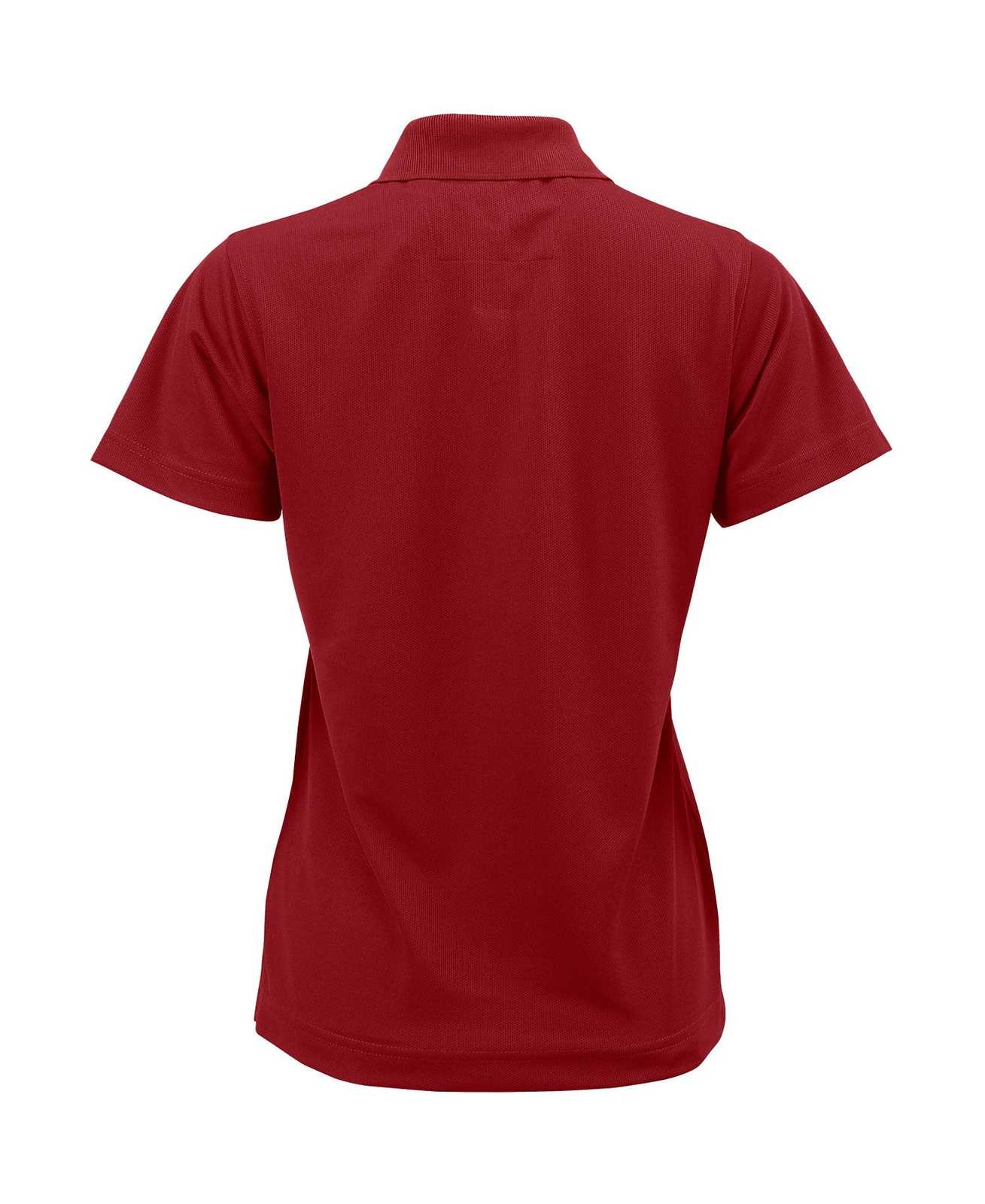 Paragon 104 Ladies Solid Mesh Polo - Cardinal - HIT a Double