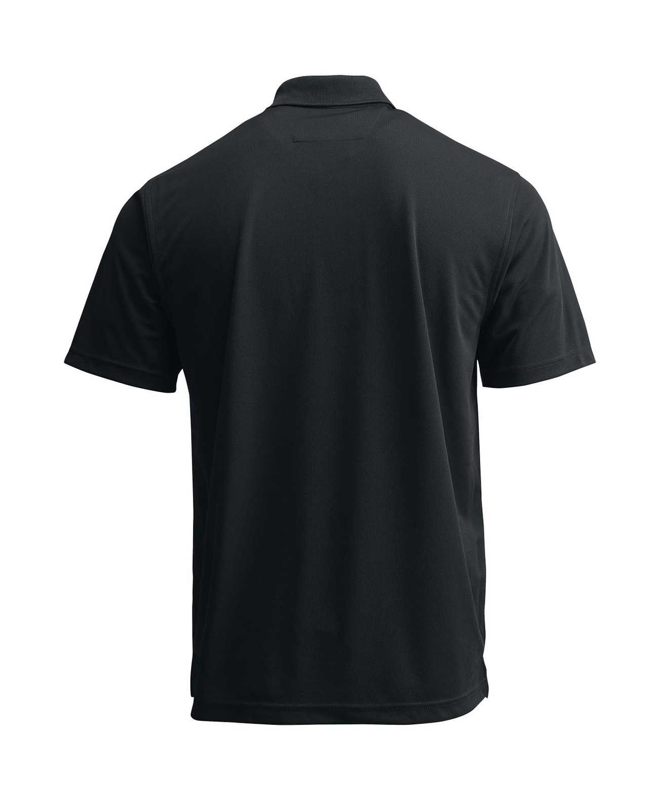 Paragon 108Y Youth Solid Mesh Polo - Black - HIT a Double