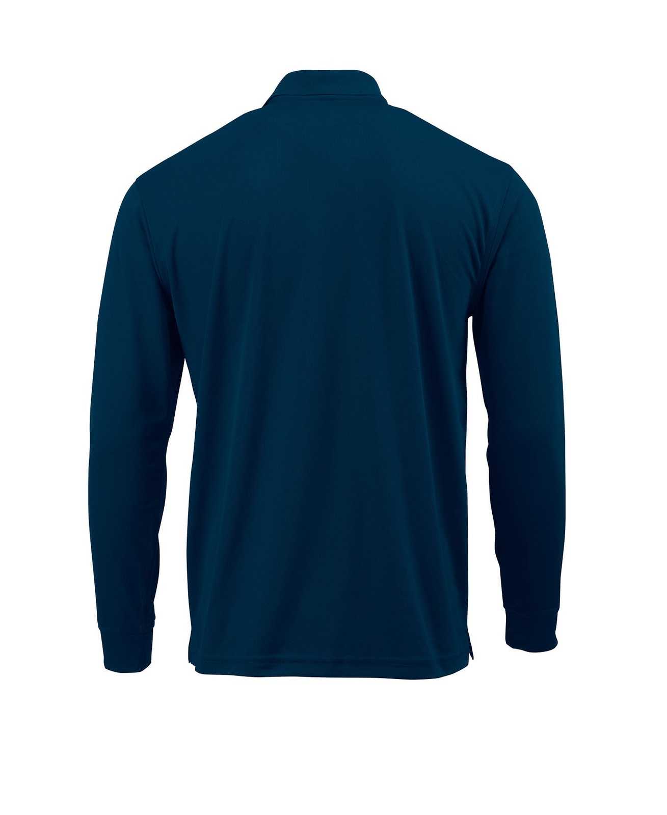 Paragon 110 Adult Long Sleeve Mesh Polo - Navy - HIT a Double