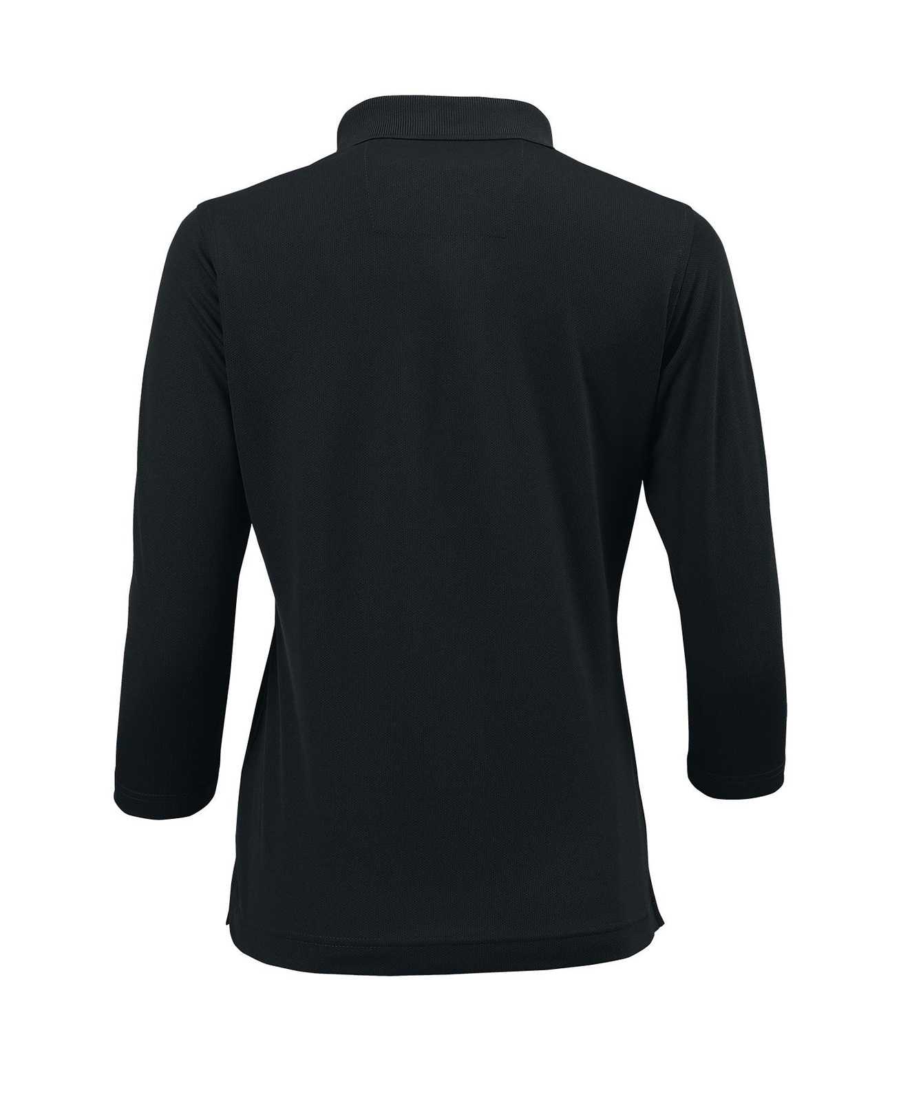 Paragon 120 Ladies 3/4 Sleeve Sport Shirt - Black - HIT a Double