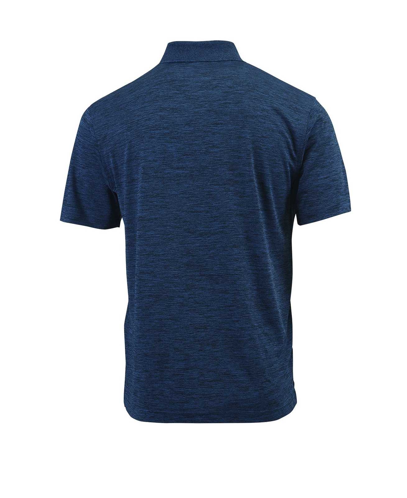 Paragon 130 Adult Performance Striated Polo - Deep Blue Heather - HIT a Double