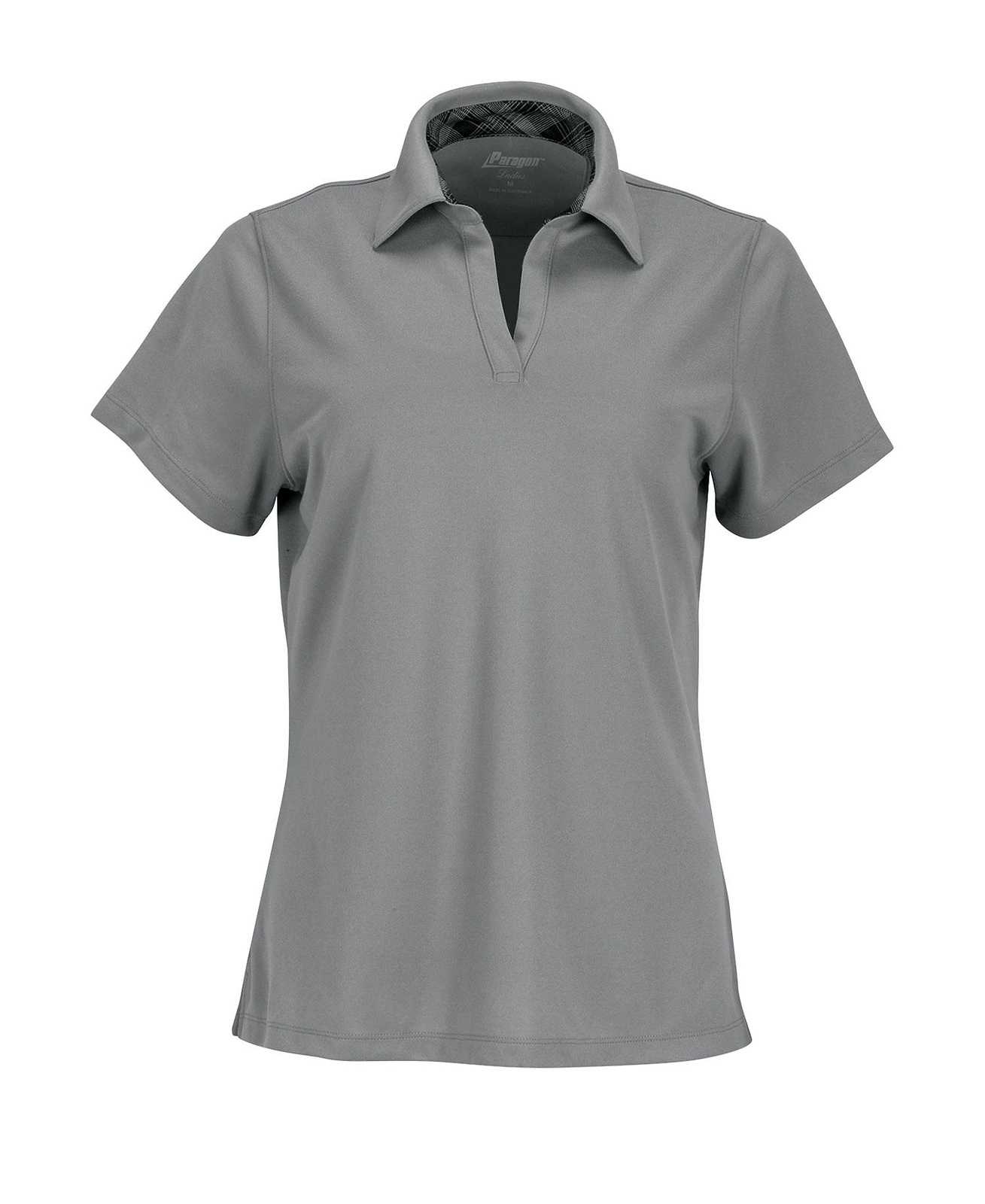Paragon 151 Memphis Ladies Sueded Polo - Steel - HIT a Double