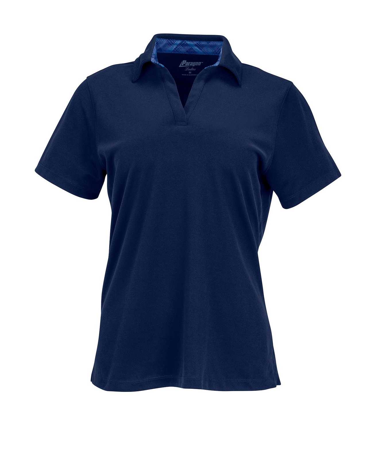 Paragon 151 Memphis Ladies Sueded Polo - Navy - HIT a Double