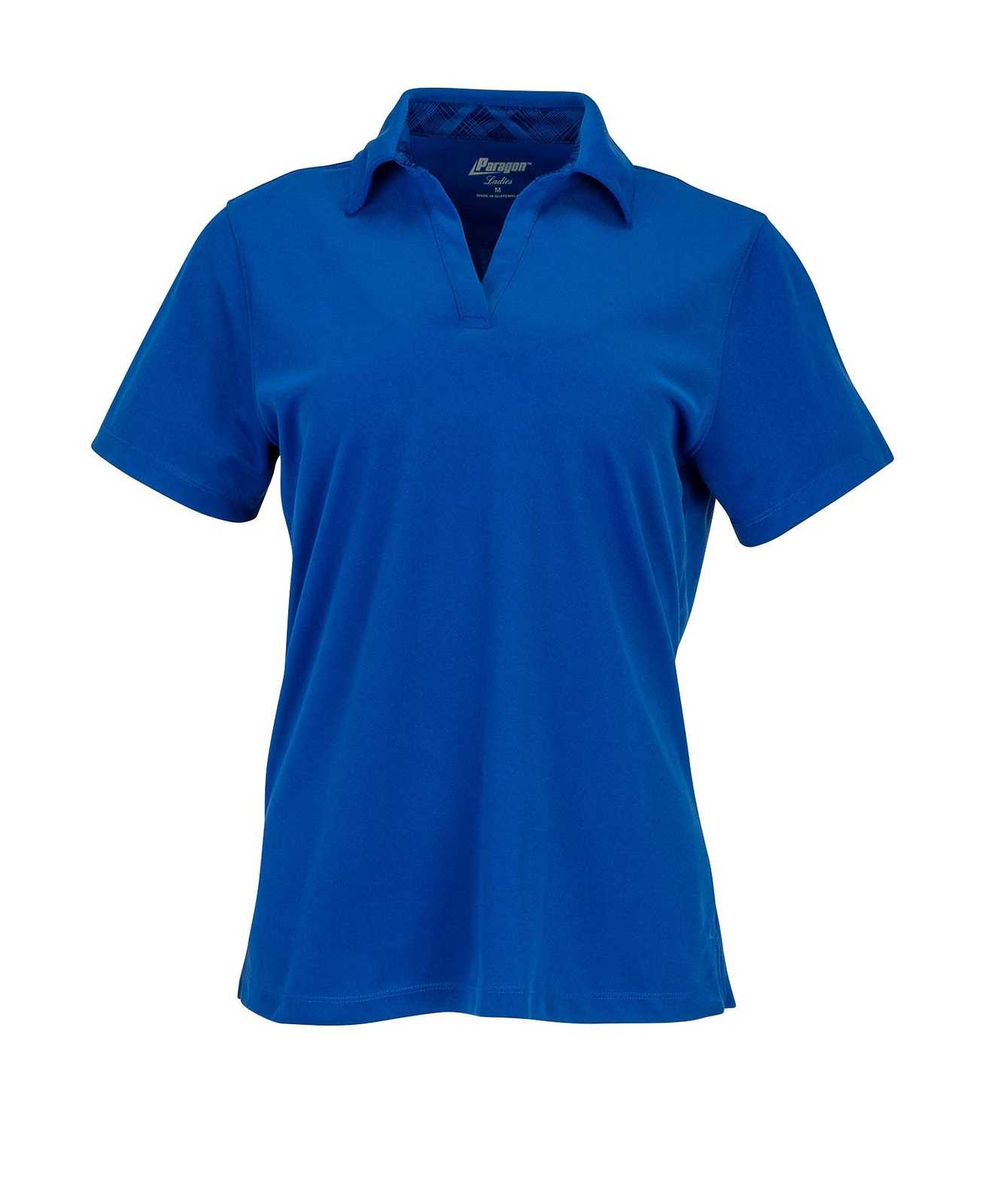 Paragon 151 Memphis Ladies Sueded Polo - Royal - HIT a Double
