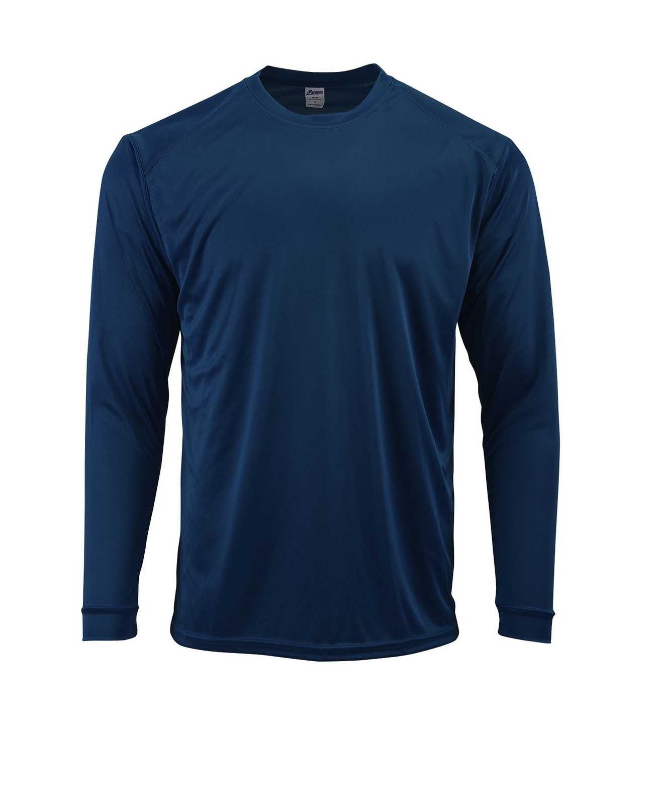 Paragon 218Y Youth Long Sleeve Tee - Navy - HIT a Double