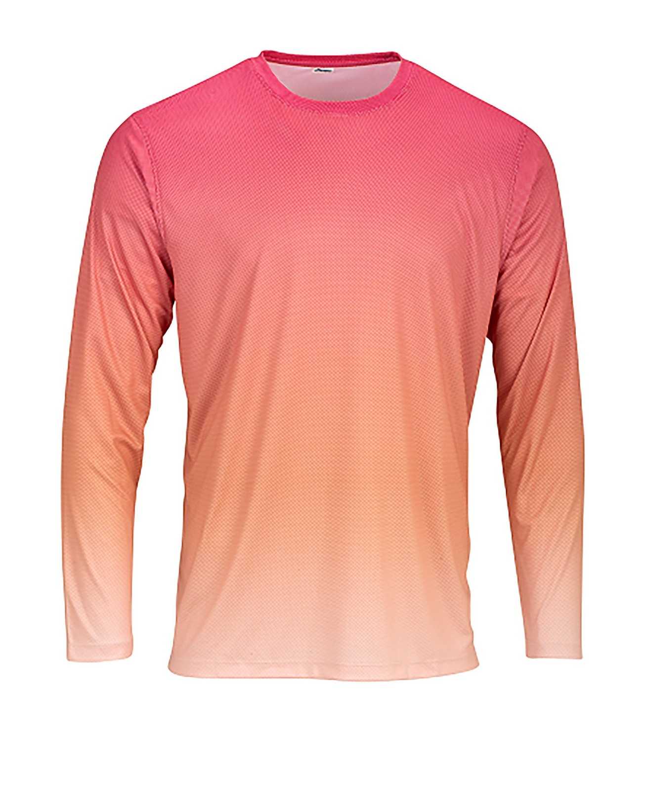 Paragon 225 Adult Barbados Gradient Sublimated - Red Light Orange - HIT a Double
