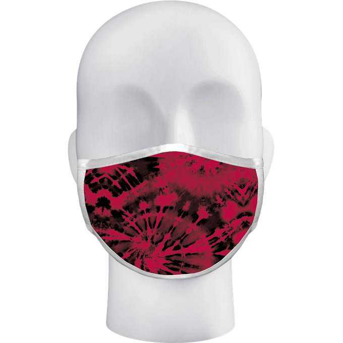 Badger Sport JBM1 3-Ply Face Shield - Red Tie Dri - HIT a Double - 1