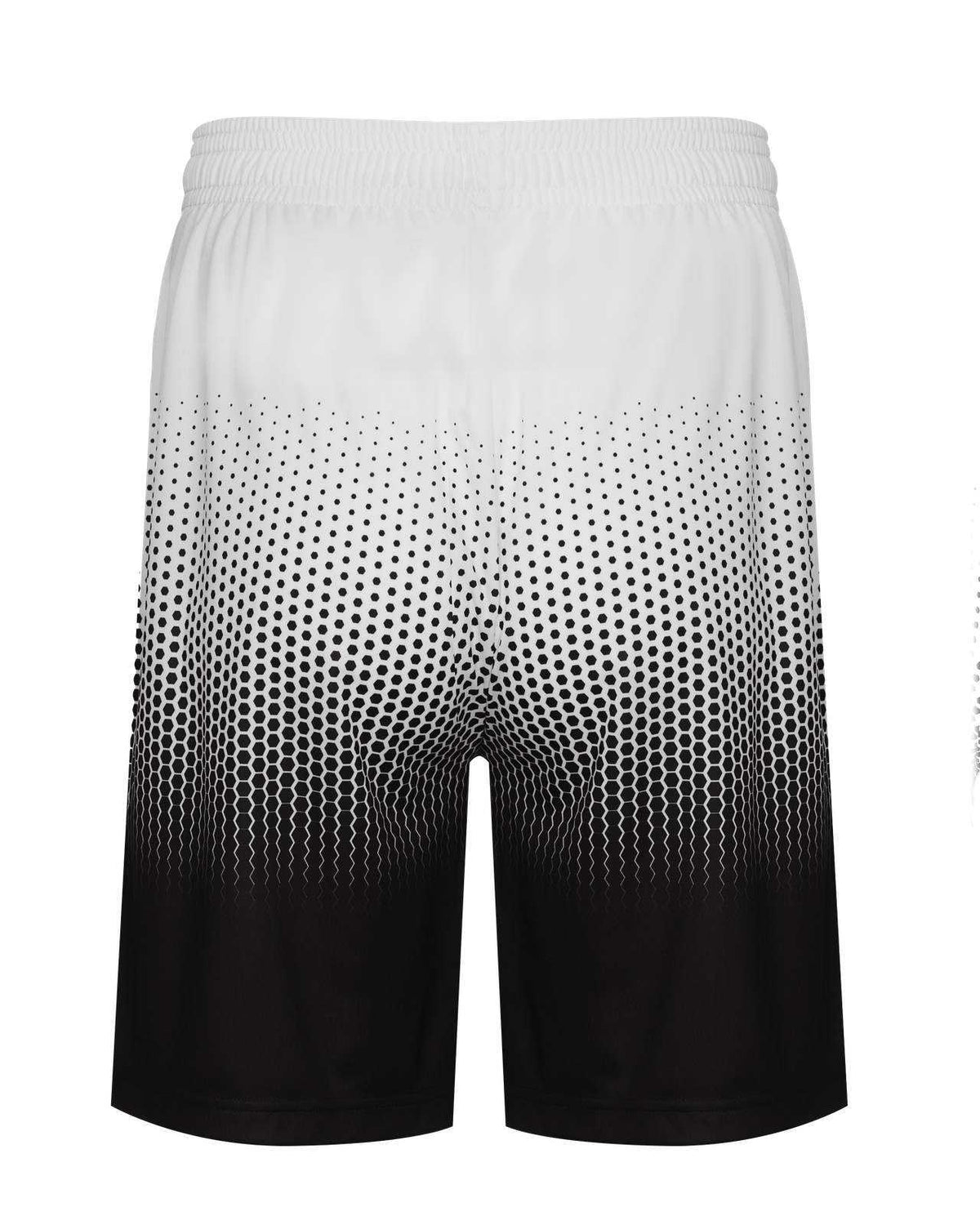 Badger Sport 2221 Hex 2.0 Youth Short - Black White - HIT a Double - 3