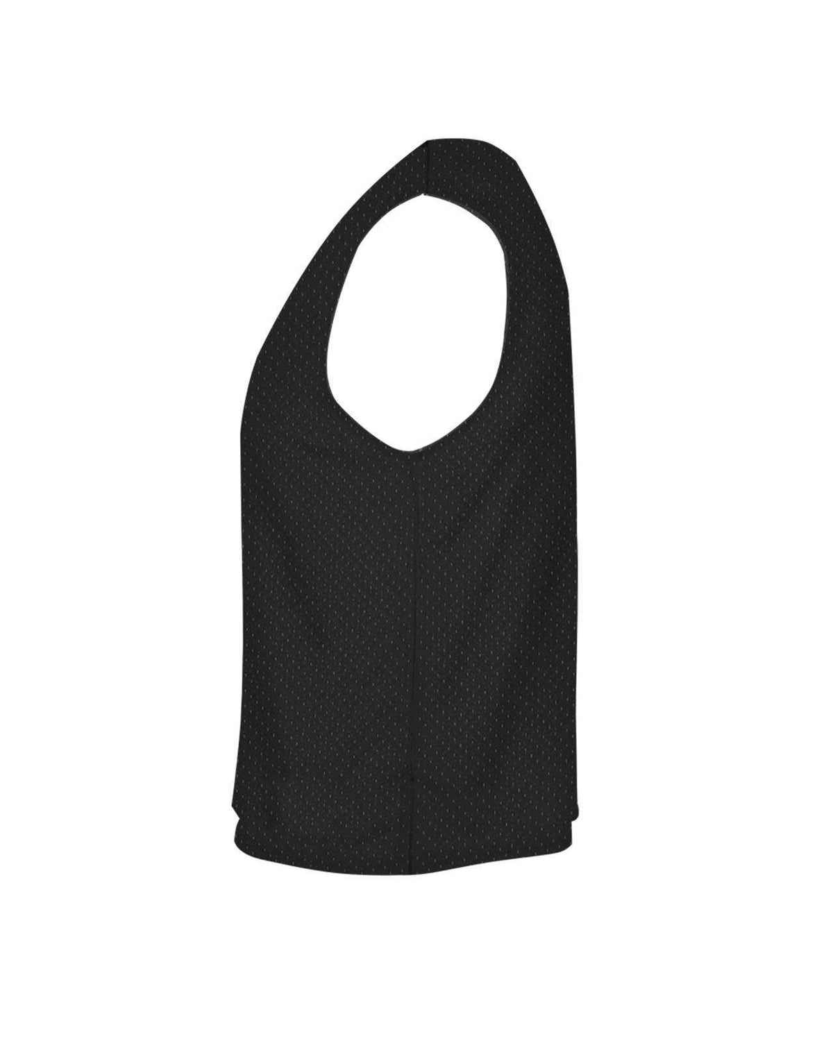C2 Sport 5260 Mesh Reversible Youth Pinnie - Black White - HIT a Double - 2