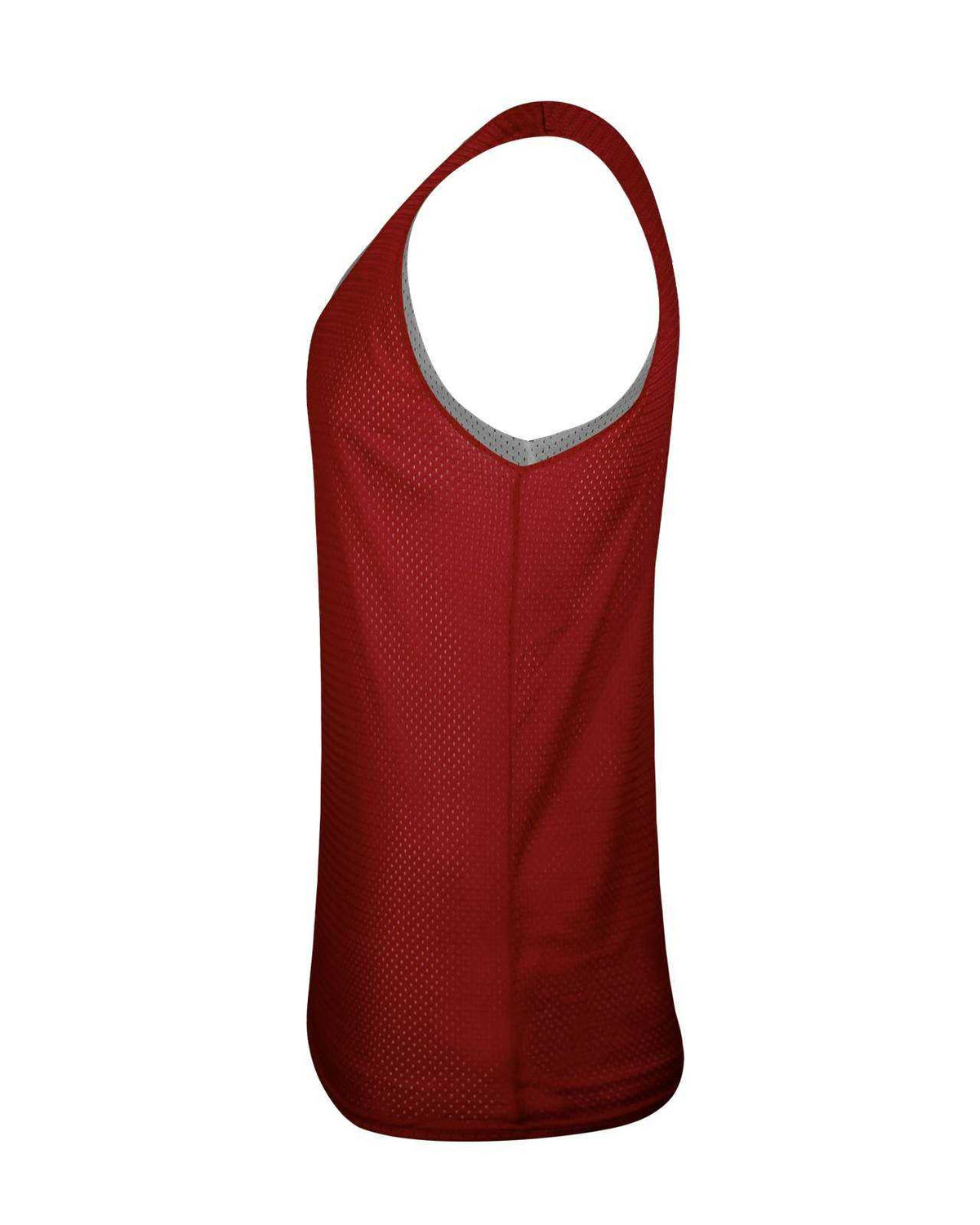 C2 Sport 5678 Reversible. Mesh Womens Tank - Red White - HIT a Double - 2