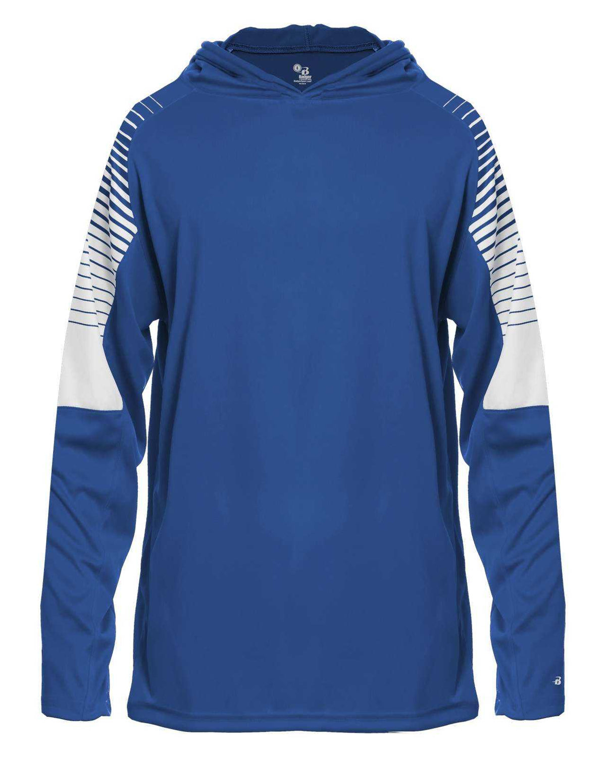 Badger Sport 2211 Lineup Youth Hoodie Tee - Royal - HIT a Double - 1