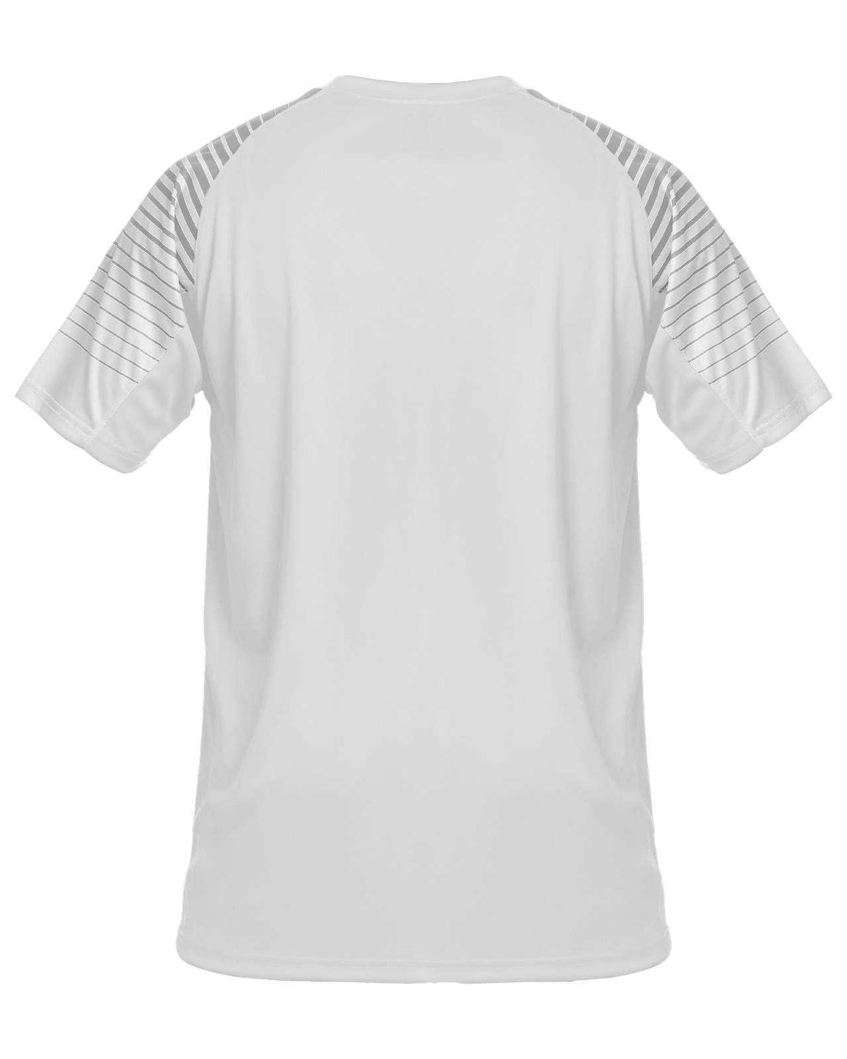 Badger Sport 2210 Lineup Youth Tee - White Silver - HIT a Double - 3