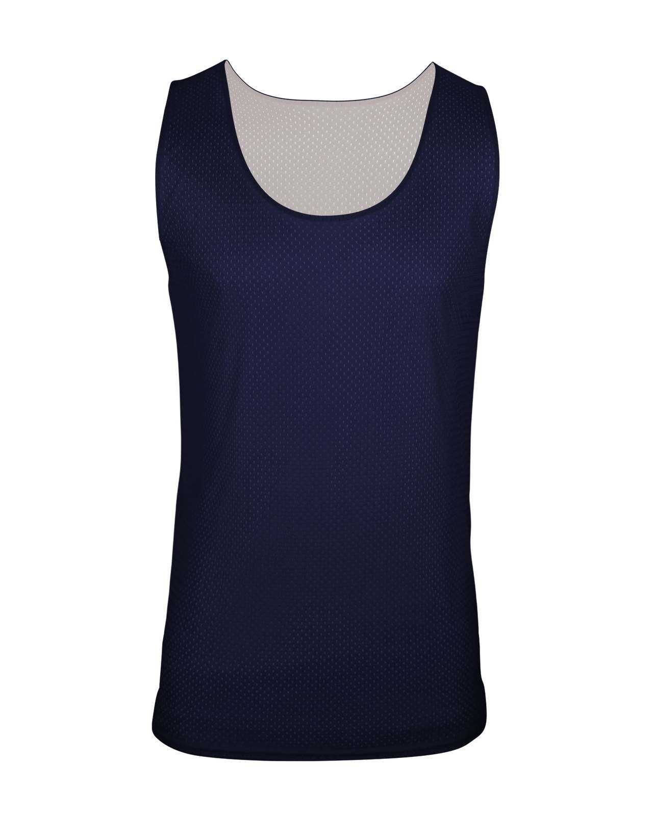 C2 Sport 5228 Reversible. Mesh Youth Tank - Navy White - HIT a Double - 1