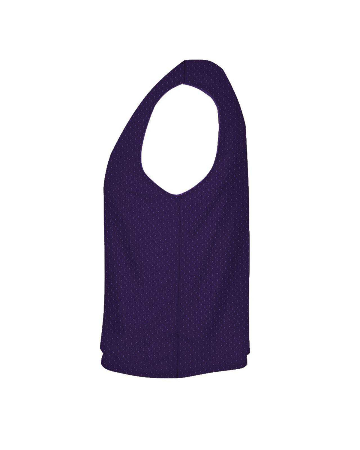 C2 Sport 5260 Mesh Reversible Youth Pinnie - Purple White - HIT a Double - 2