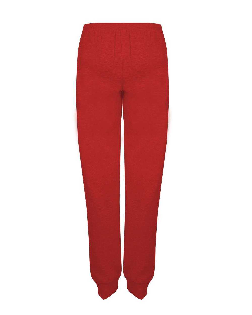 Badger Sport 1215 Athletic Fleece Jogger Pant - Red - HIT a Double - 3
