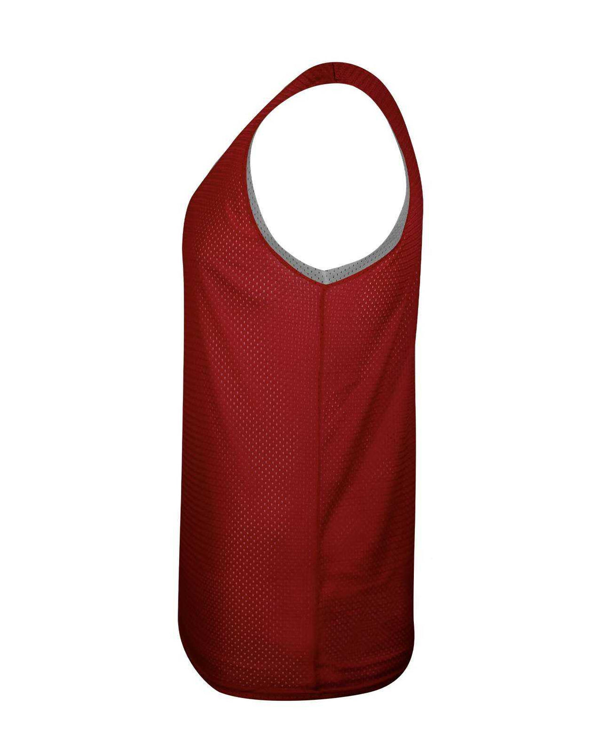 C2 Sport 5729 Reversible. Mesh Tank - Red White - HIT a Double - 2