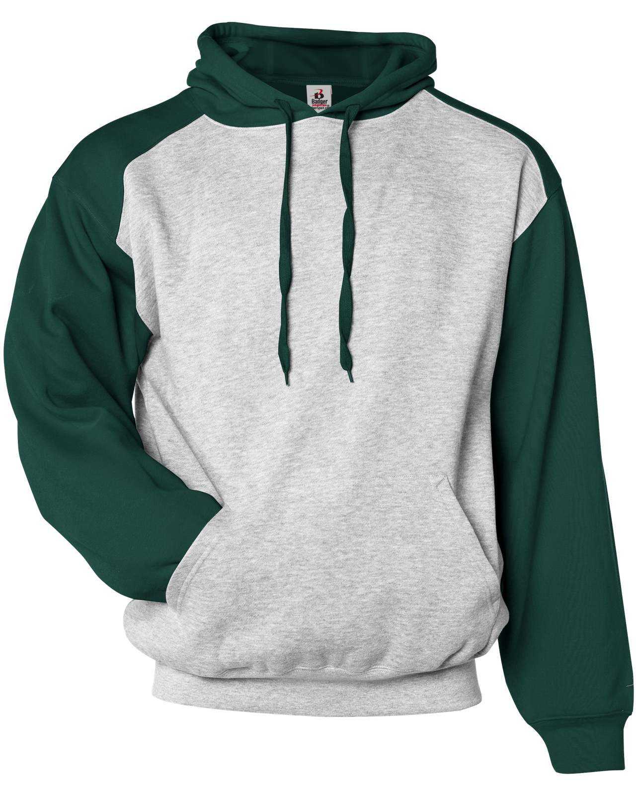 Badger Sport 2449 Athletic Fleece Sport Youth Hoodie - Oxford Forest - HIT a Double - 1