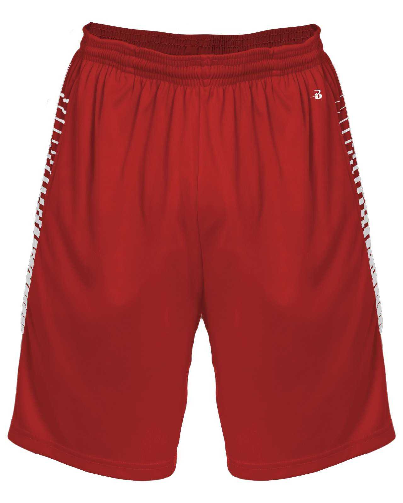 Badger Sport 4212 Lineup Short - Red - HIT a Double - 1