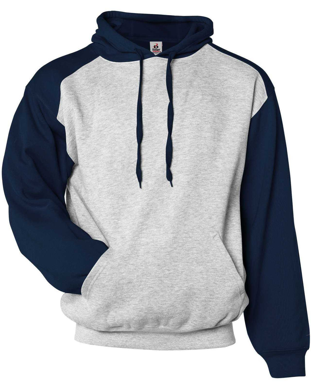 Badger Sport 2449 Athletic Fleece Sport Youth Hoodie - Oxford Navy - HIT a Double - 1