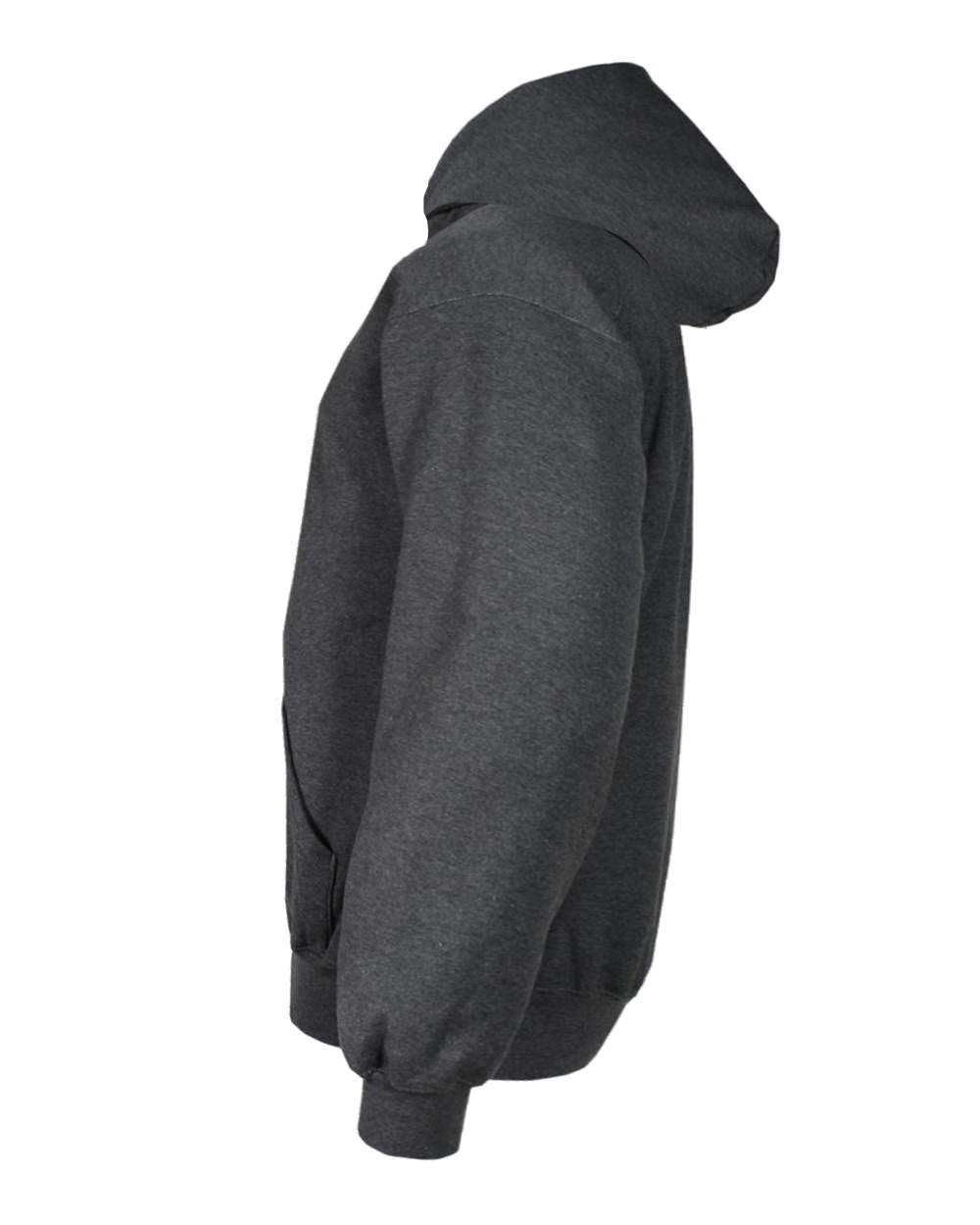 Badger Sport 2254 Youth Hooded Sweatshirt - Charcoal - HIT a Double - 1