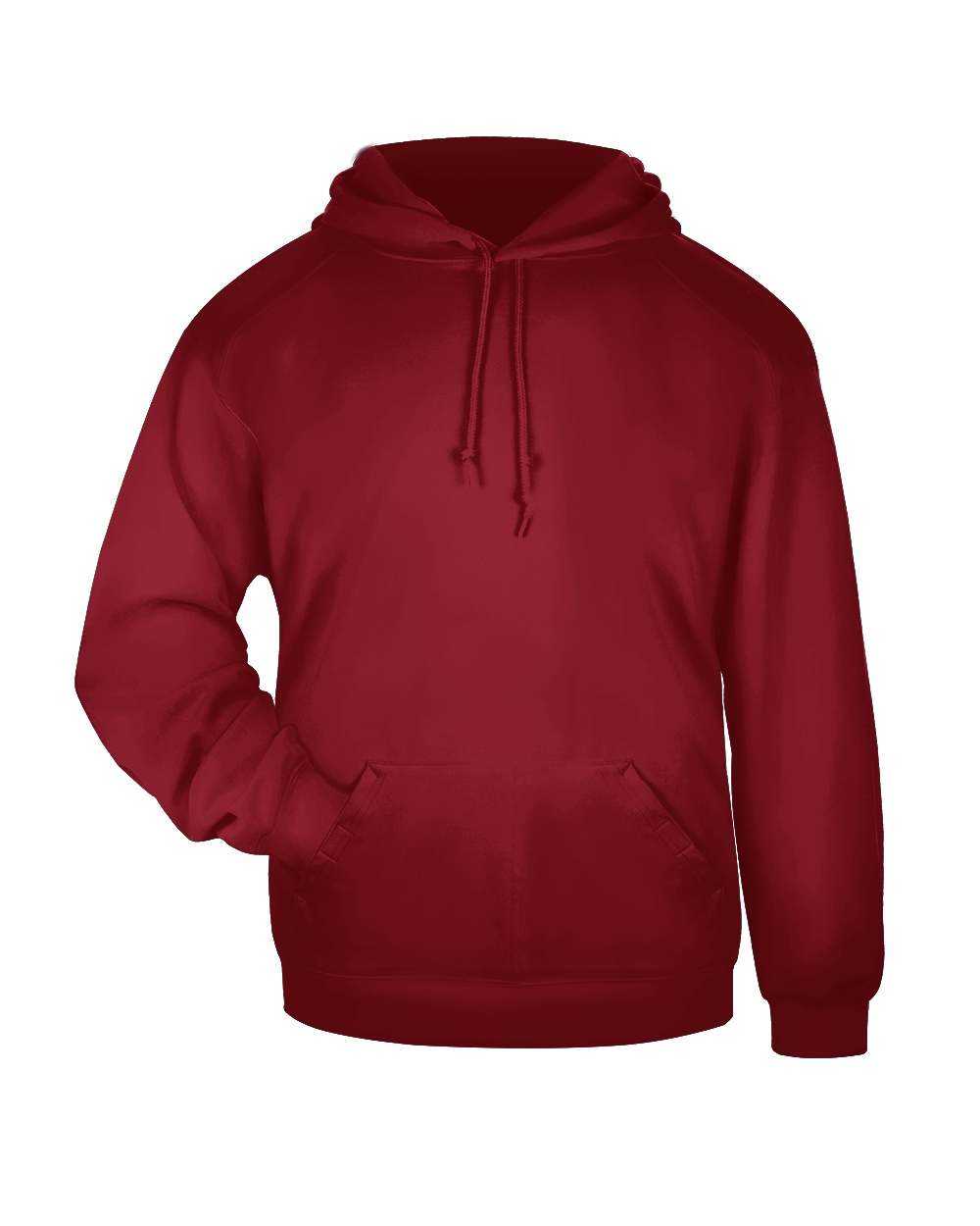 Badger Sport 1254 Hooded Sweatshirt - Red - HIT a Double - 1