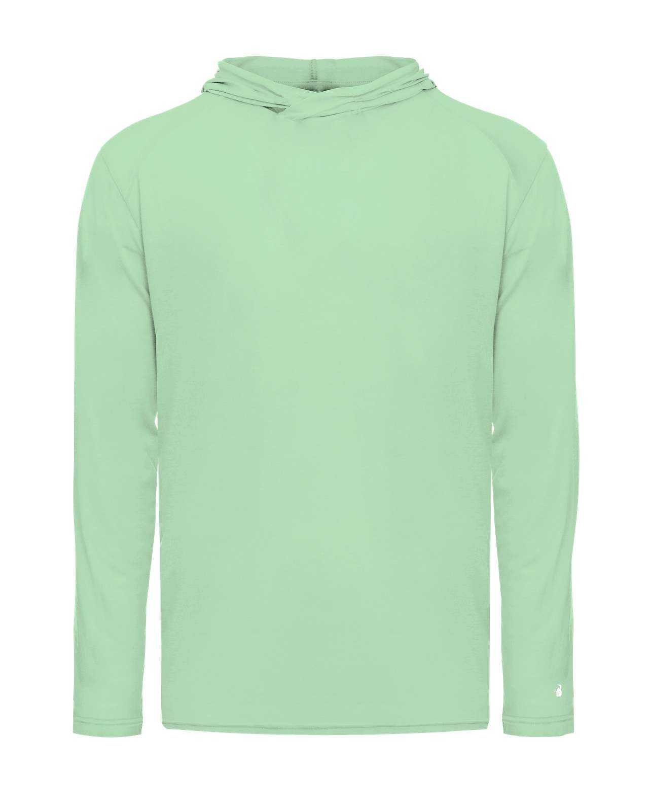 Badger Sport 2905 Tri-Blend Surplice Youth Hoodie - Mint - HIT a Double - 1