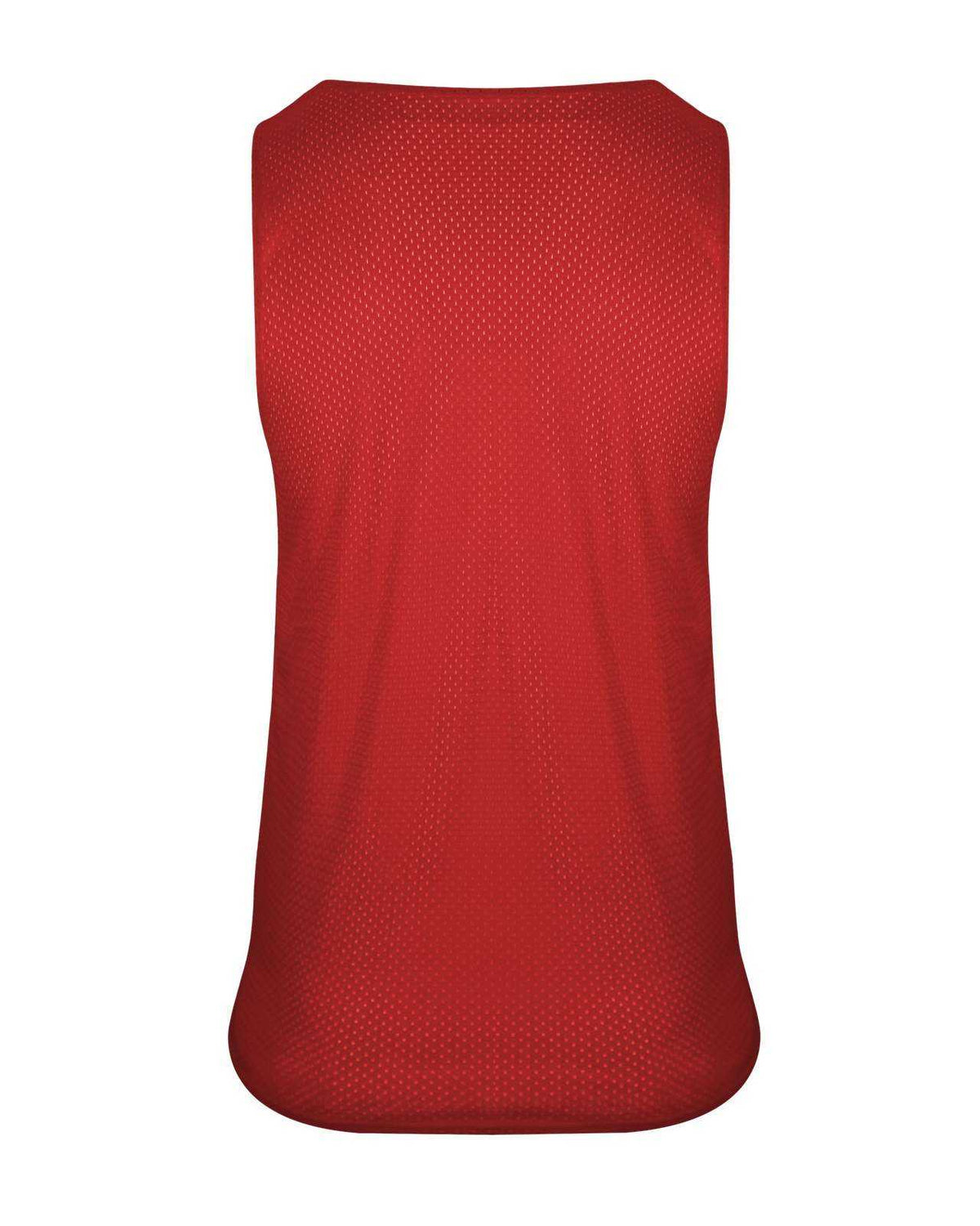 C2 Sport 5678 Reversible. Mesh Womens Tank - Red White - HIT a Double - 3