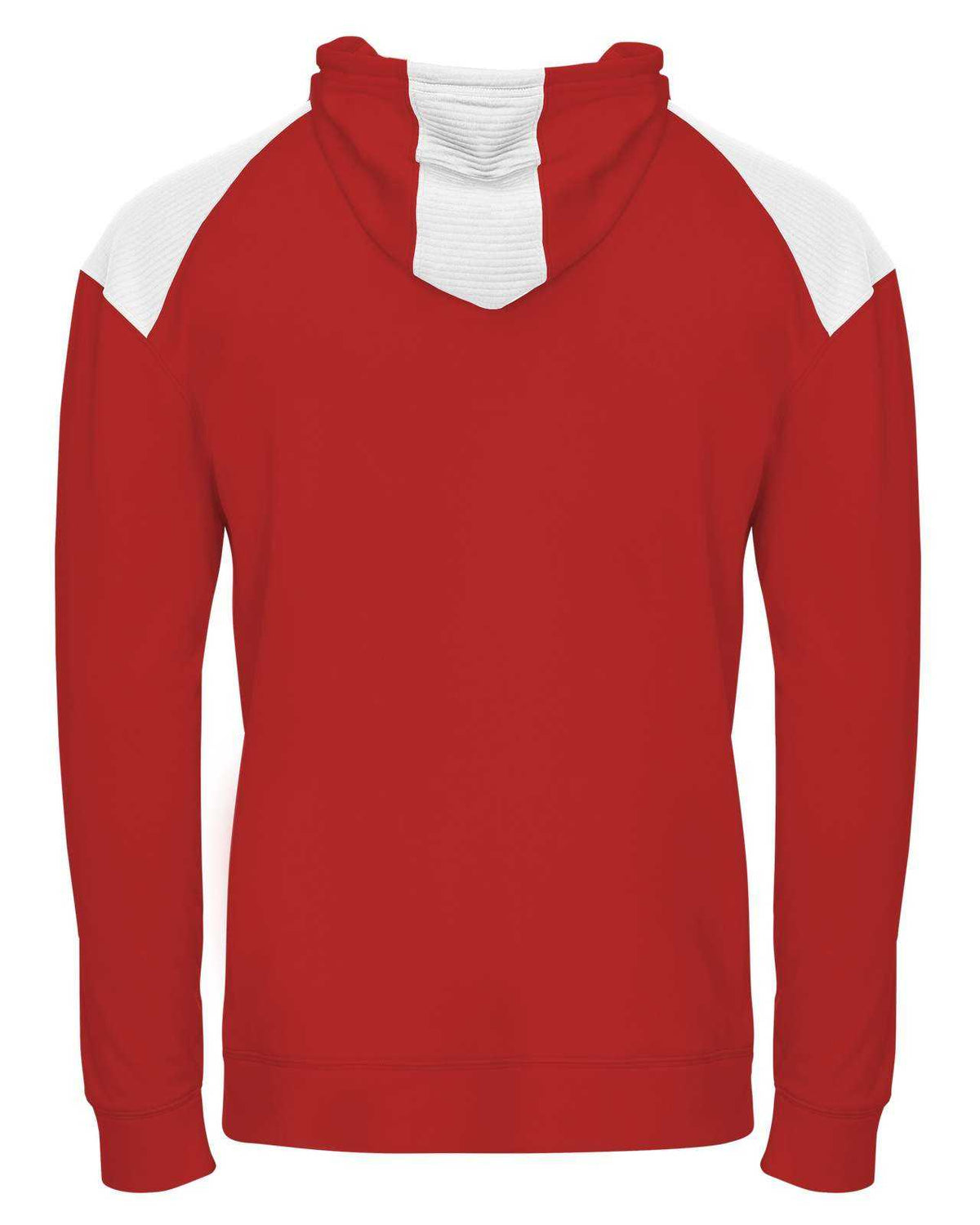 Badger Sport 1440 Breakout Performance Fleece Hoodie - Red White - HIT a Double - 3