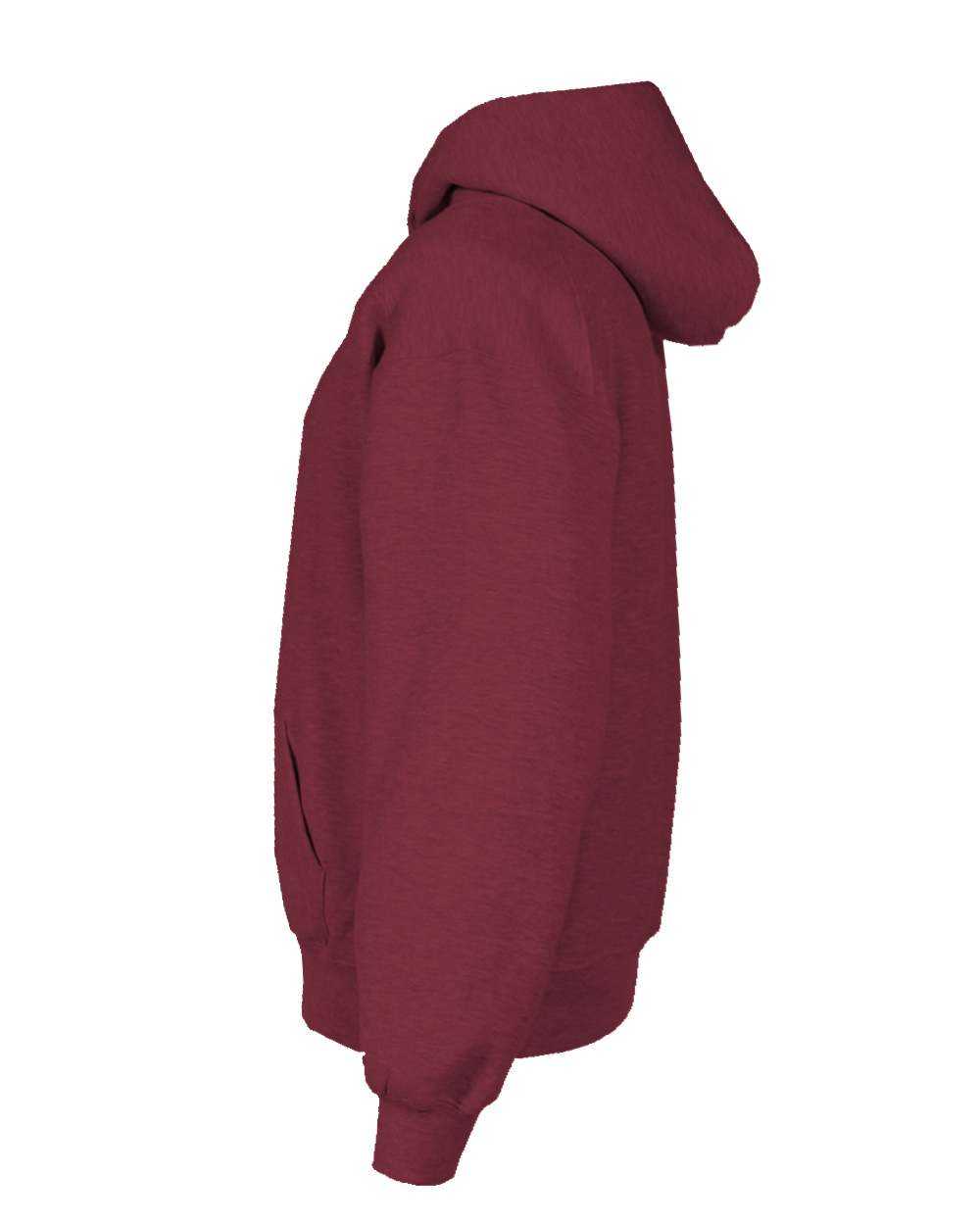 Badger Sport 2254 Youth Hooded Sweatshirt - Maroon - HIT a Double - 2