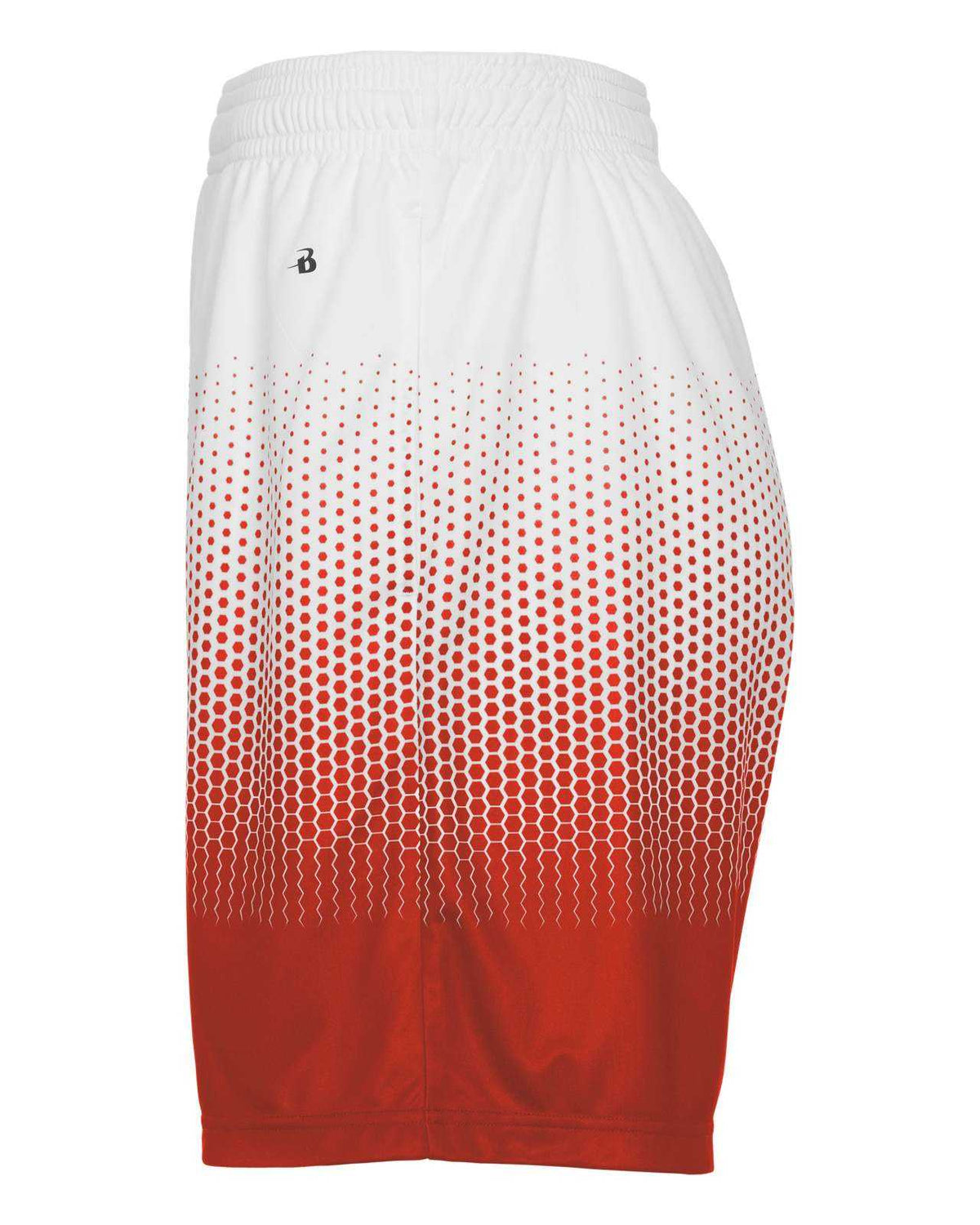 Badger Sport 2221 Hex 2.0 Youth Short - Orange White - HIT a Double - 3