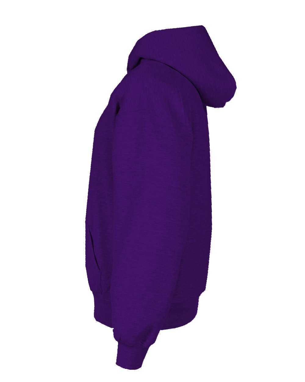 Badger Sport 2254 Youth Hooded Sweatshirt - Purple - HIT a Double - 2