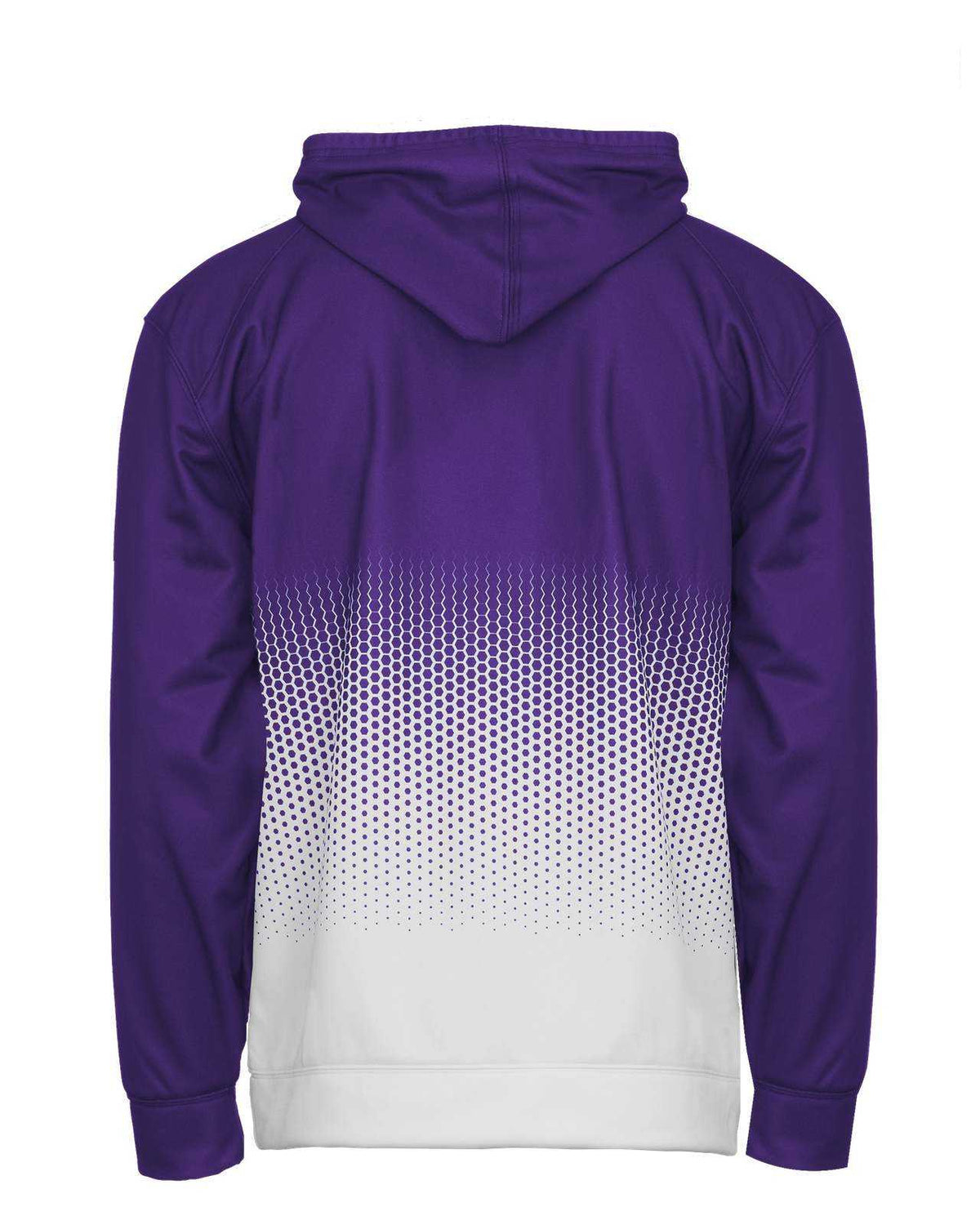 Badger Sport 2404 Hex 2.0 Youth Hoodie - Purple Hex - HIT a Double - 3