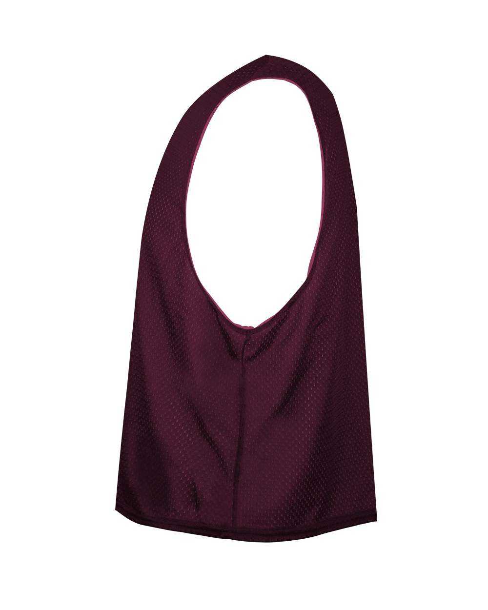 C2 Sport 5760 Mesh Reversible Pinnie - Maroon White - HIT a Double - 2