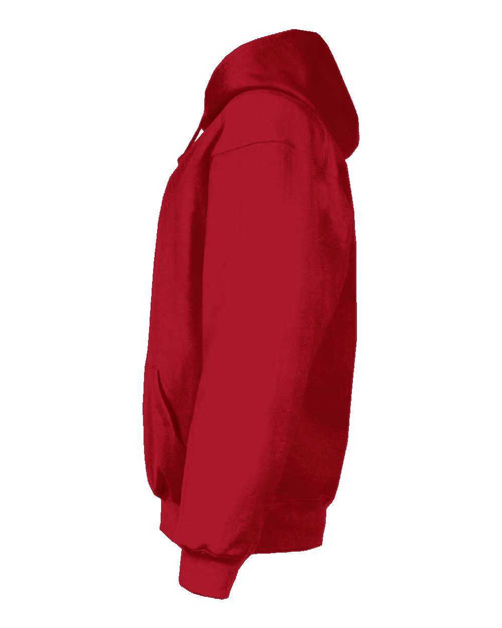 Badger Sport 1254 Hooded Sweatshirt - Red - HIT a Double - 2