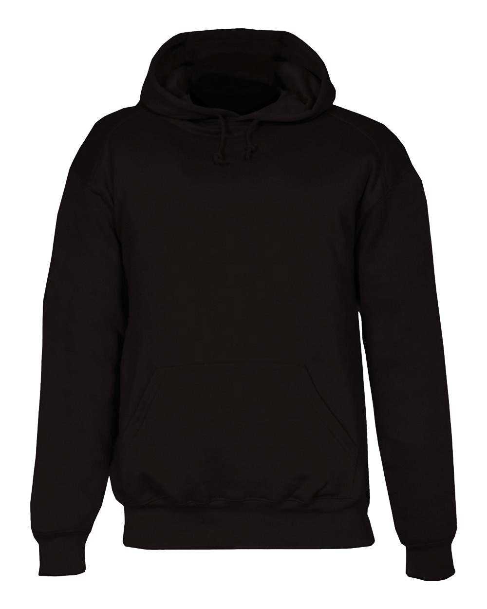Badger Sport 2254 Youth Hooded Sweatshirt - Black - HIT a Double - 1