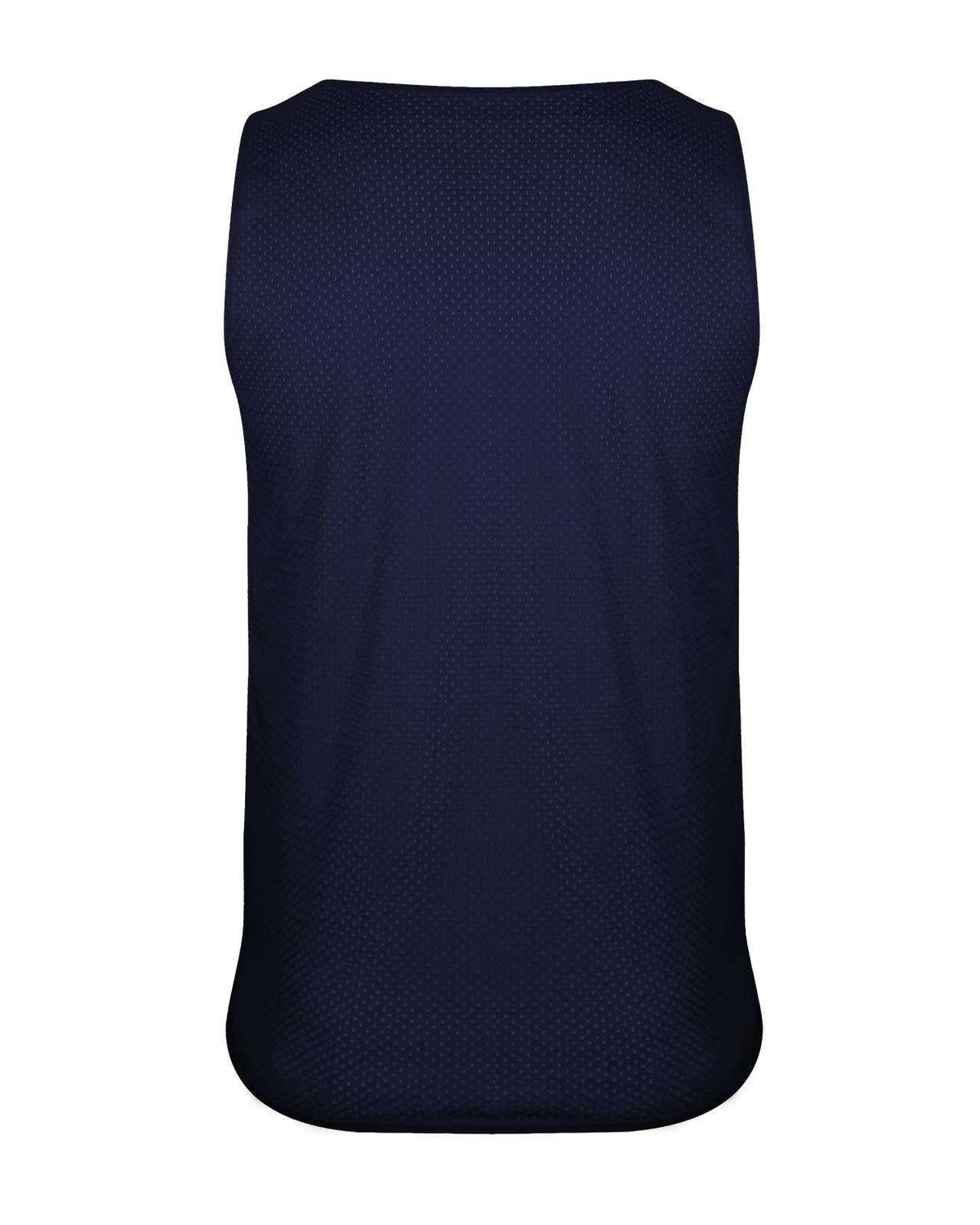 C2 Sport 5228 Reversible. Mesh Youth Tank - Navy White - HIT a Double - 3