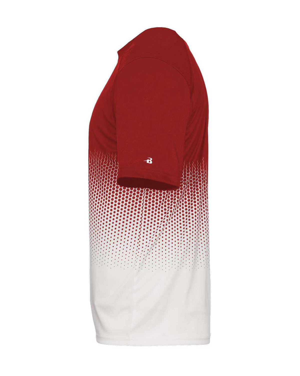 Badger Sport 222000 Hex 2.0 Youth Tee - Red Hex - HIT a Double - 2