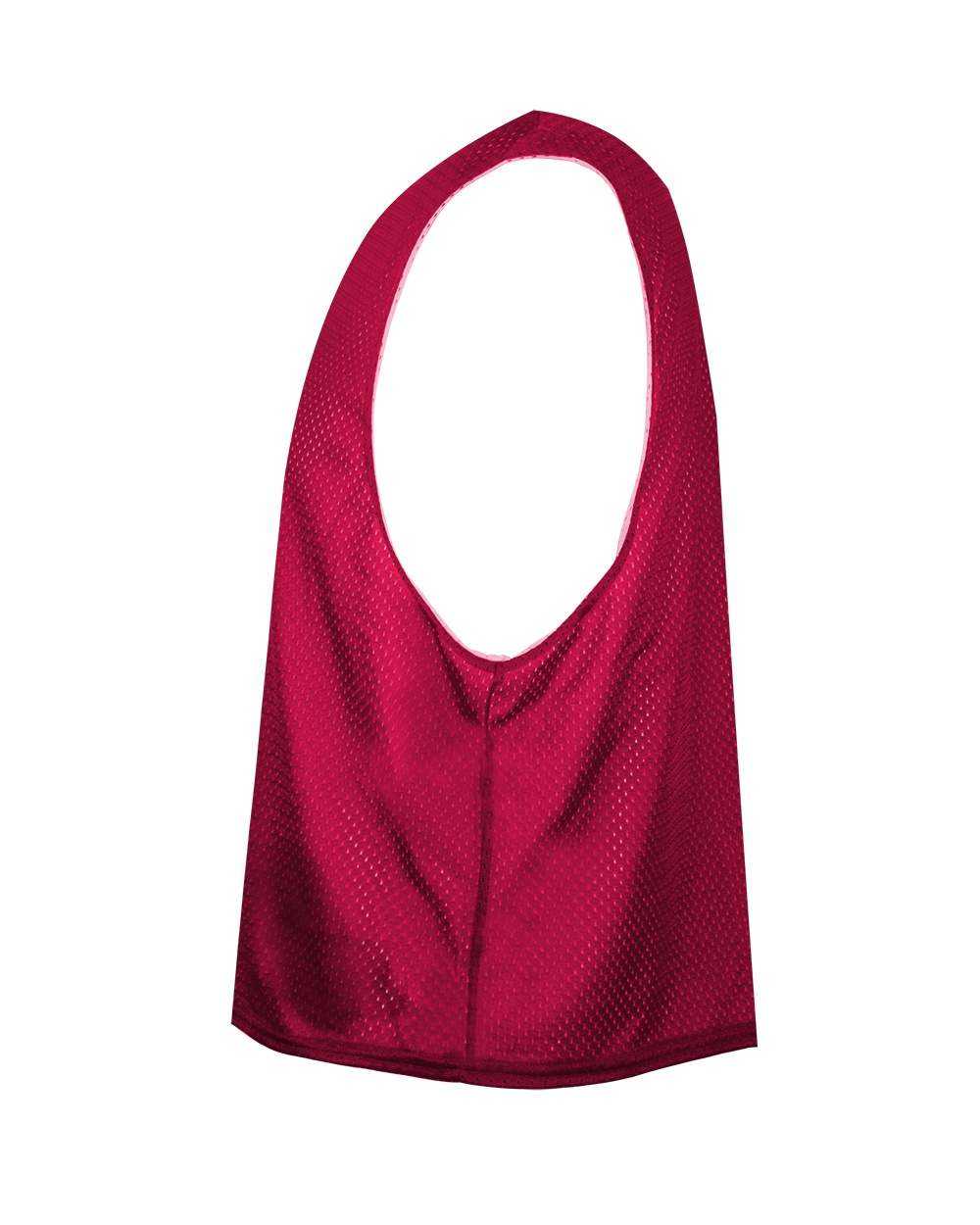 C2 Sport 5760 Mesh Reversible Pinnie - Red White - HIT a Double - 1