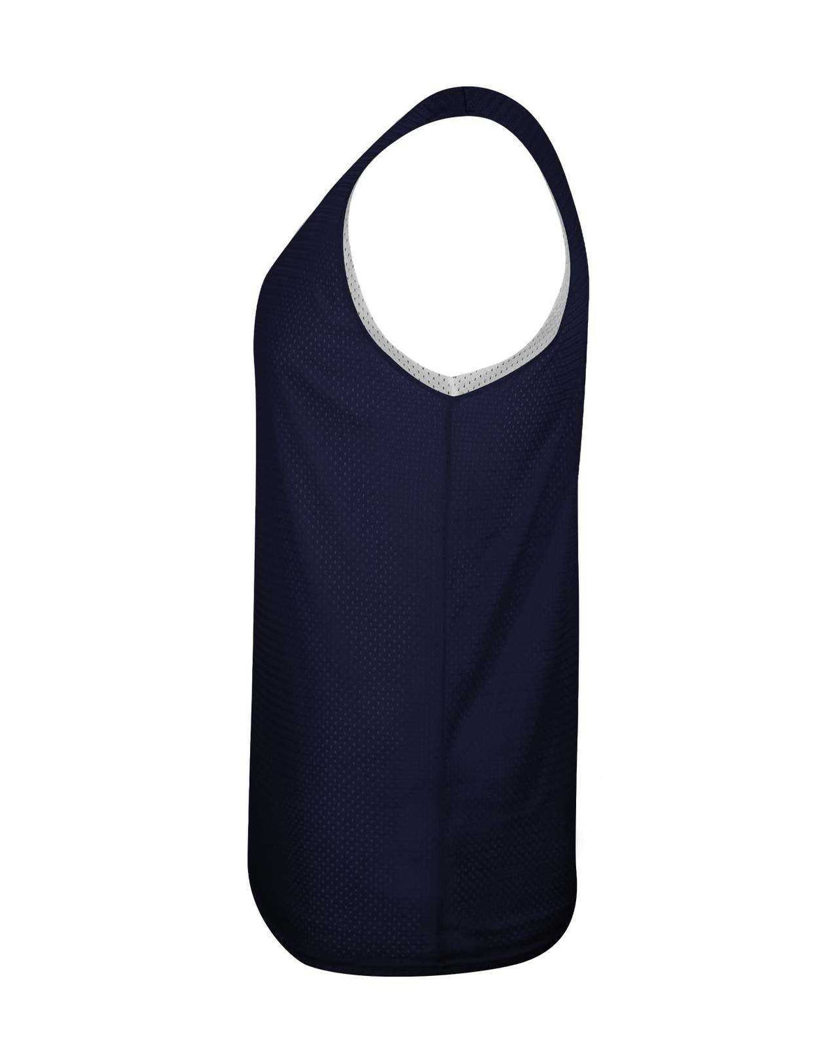 C2 Sport 5228 Reversible. Mesh Youth Tank - Navy White - HIT a Double - 2