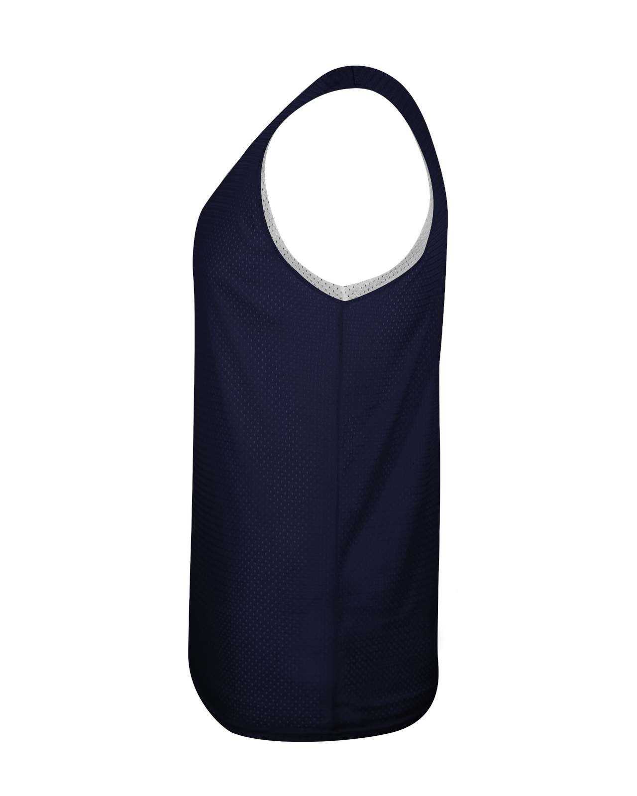 C2 Sport 5228 Reversible. Mesh Youth Tank - Navy White - HIT a Double - 1