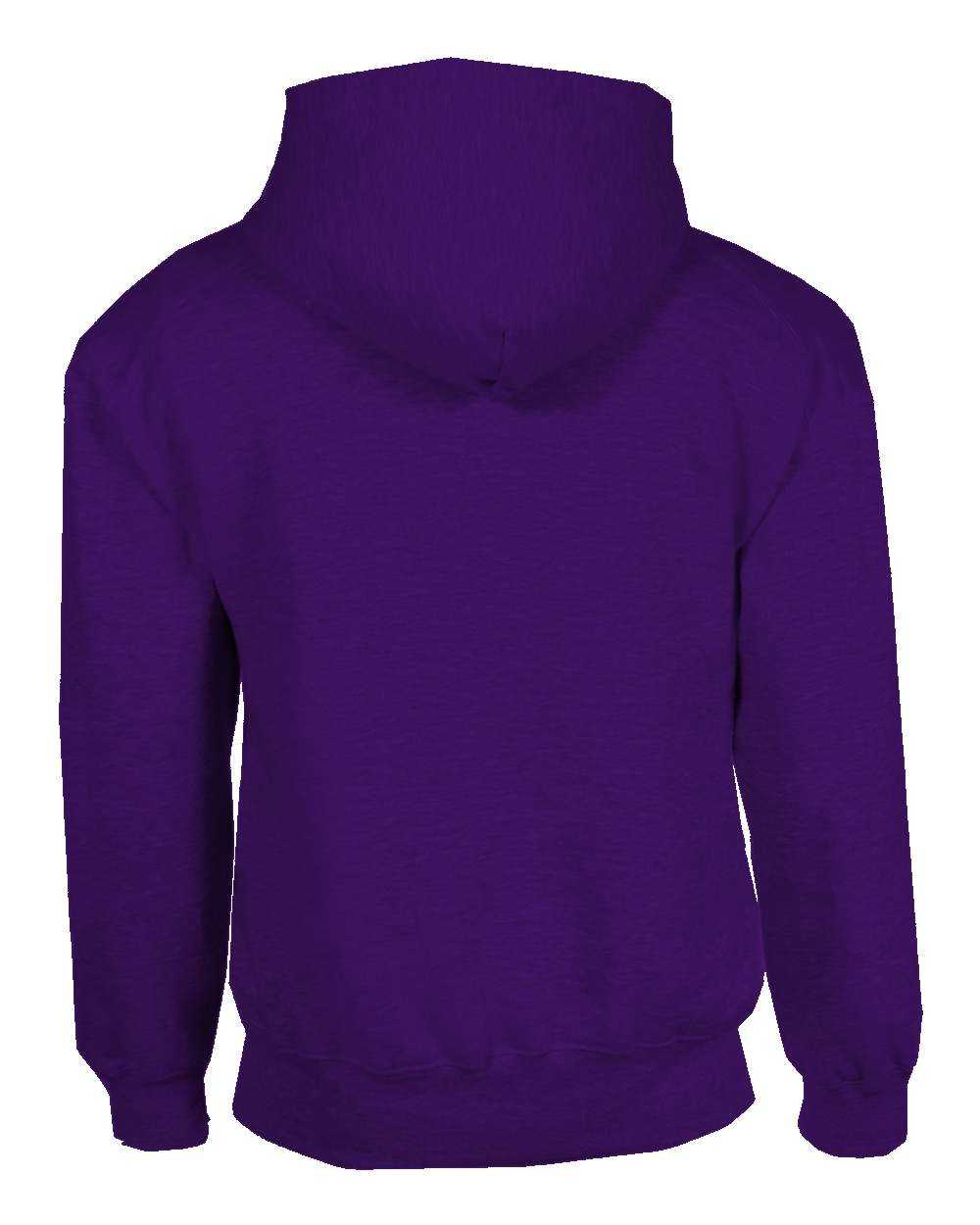Badger Sport 2254 Youth Hooded Sweatshirt - Purple - HIT a Double - 3