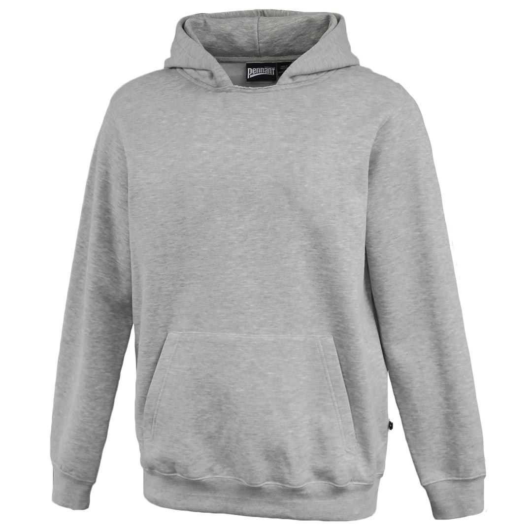 Pennant Y8114 Youth Rugger Hoodie - Gray Heather - HIT a Double