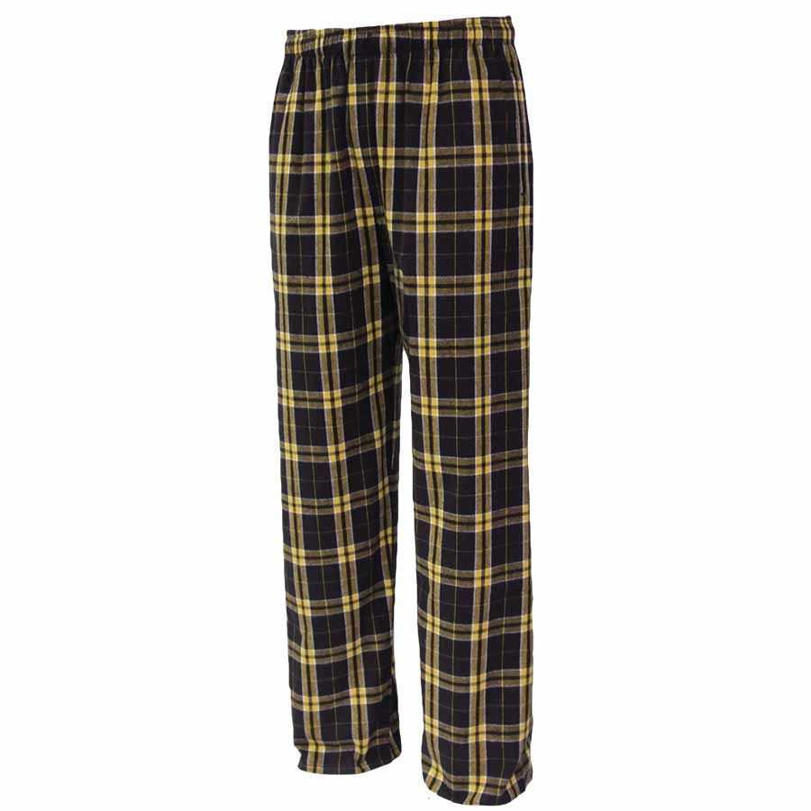 Pennant YFLNP Youth Flannel Plaid Pant - Black Gold - HIT a Double