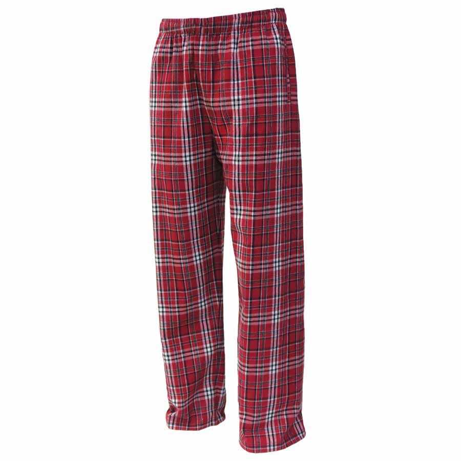 Pennant YFLNP Youth Flannel Plaid Pant - Red White - HIT a Double